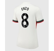 Chelsea Enzo Fernandez #8 Koszulka Wyjazdowa damskie 2025-26 Krótki Rękaw